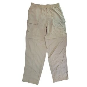 Columbia Men's Convertible Hiking Pants Zip-Off Khaki Size M